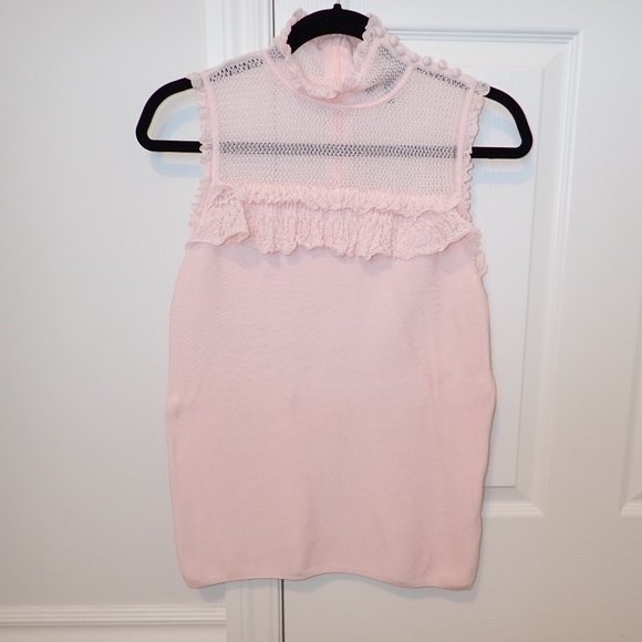 Blush pink Victorian/Edwardian top - Picture 2 of 7